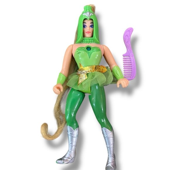 She-Ra Princess of Power Double Trouble Figure He-man Motu Skirt & Comb - Picture 1 of 3